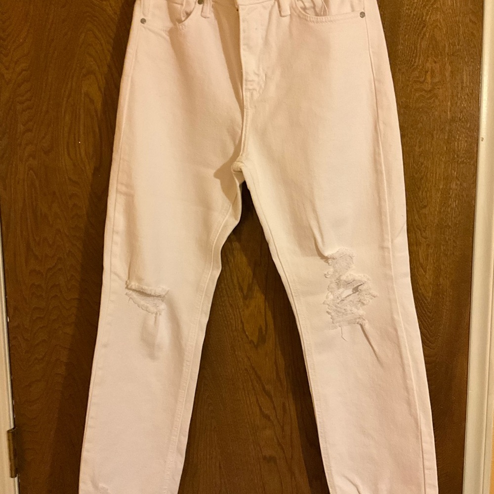 Just Black Optic White Denim Jeans